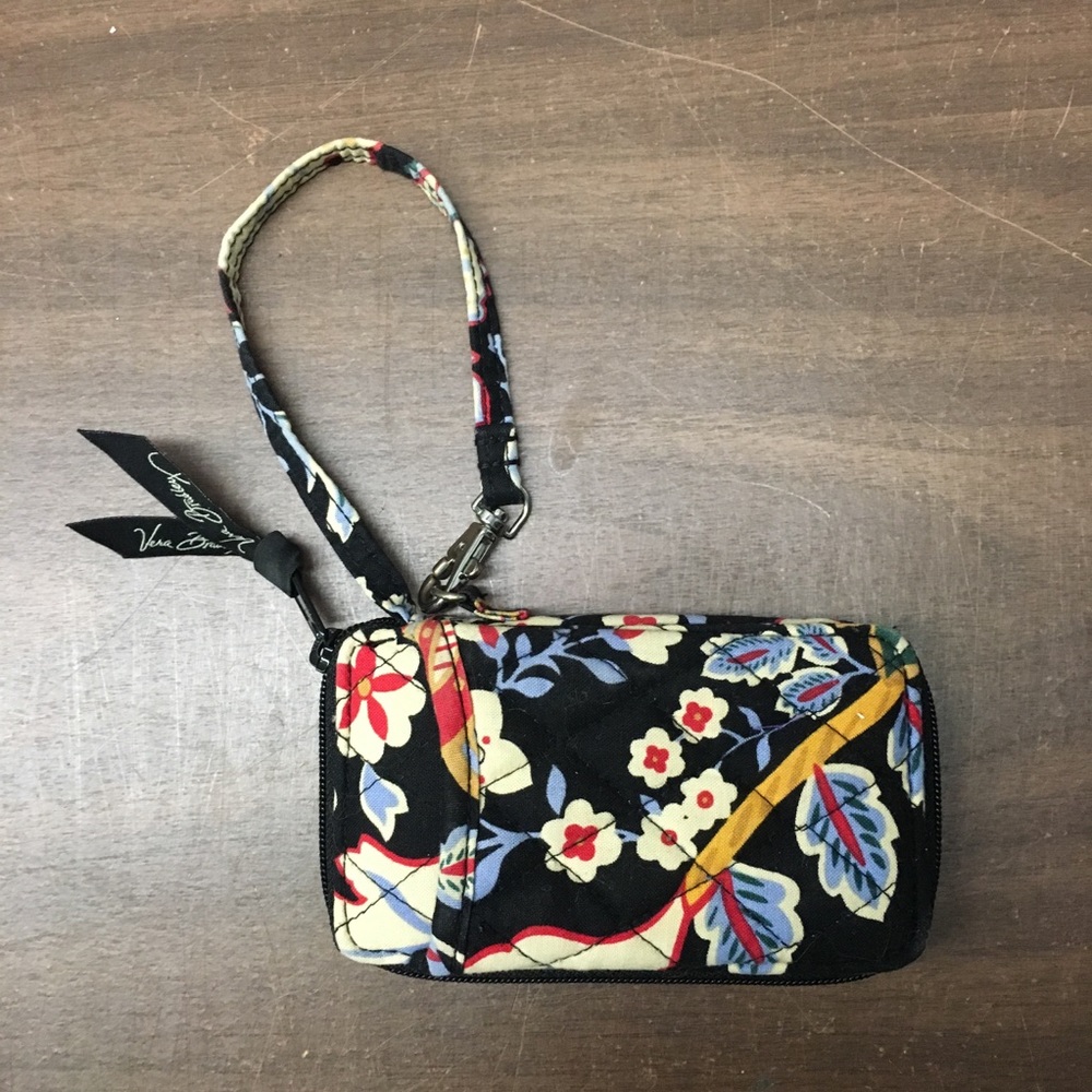 Floral Vera Bradley Mini Wristlet